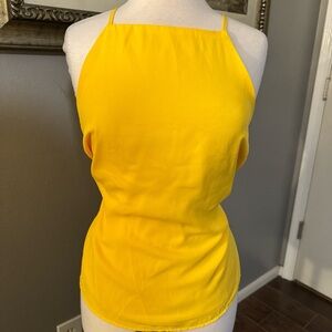 Shinestar Bright Yellow Halter Camisole